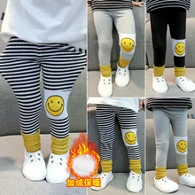 Плотные бархатные детские леггинсы новые стильные зимние эластичные леггинсы для детей