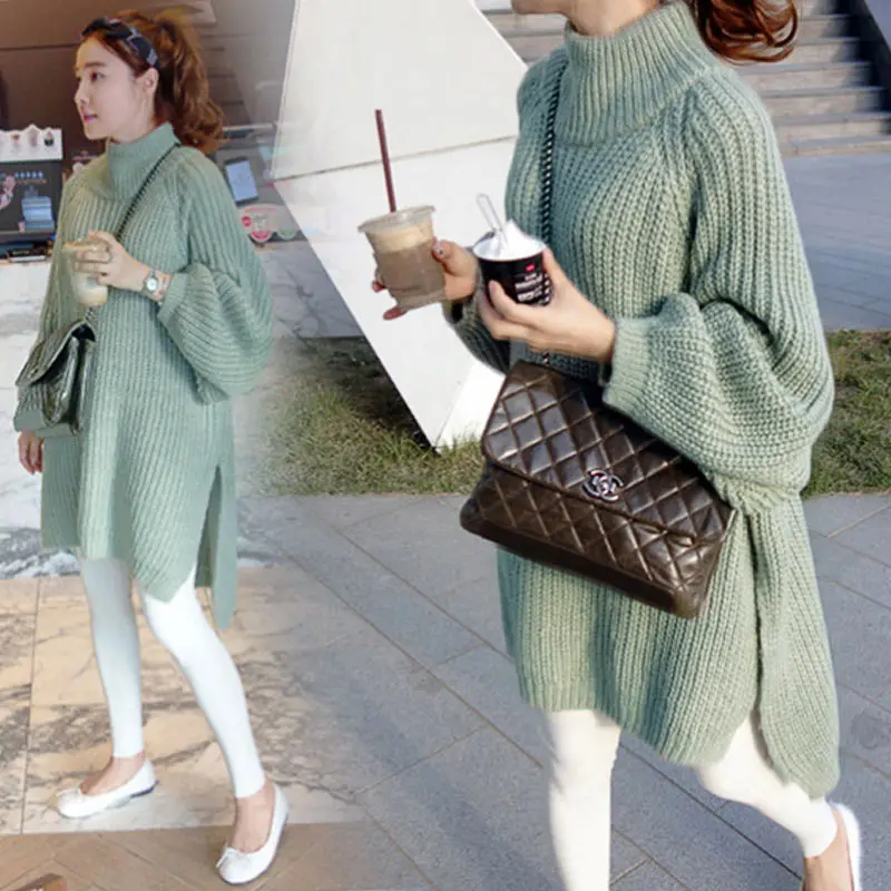 Warm 2020 Autumn Winter Sweater Dress Knitted Mini O-neck Zipper Dresses Women Sheath Bodycon Robes Vestidos | Женская одежда