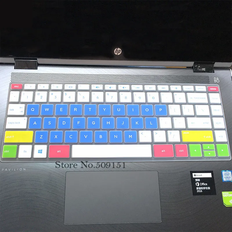 14-дюймовый ноутбук клавиатура защитная крышка для hp Pavilion x360 14-ba048TX 14-BA063tx 14-BA153TX 14-BA103tu 14-BA105ne 14-BA002ne - Цвет: Color 1