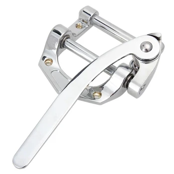 

Durable Alloy Vibrato Tailpiece Tremolo Bridge for Electric Guitar, silver