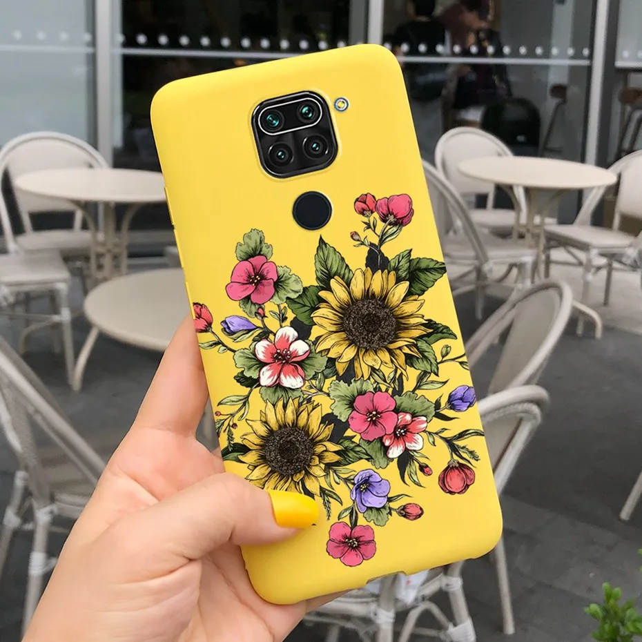Luxury Sunflower Lavender Silicone Phone Back Cover Case