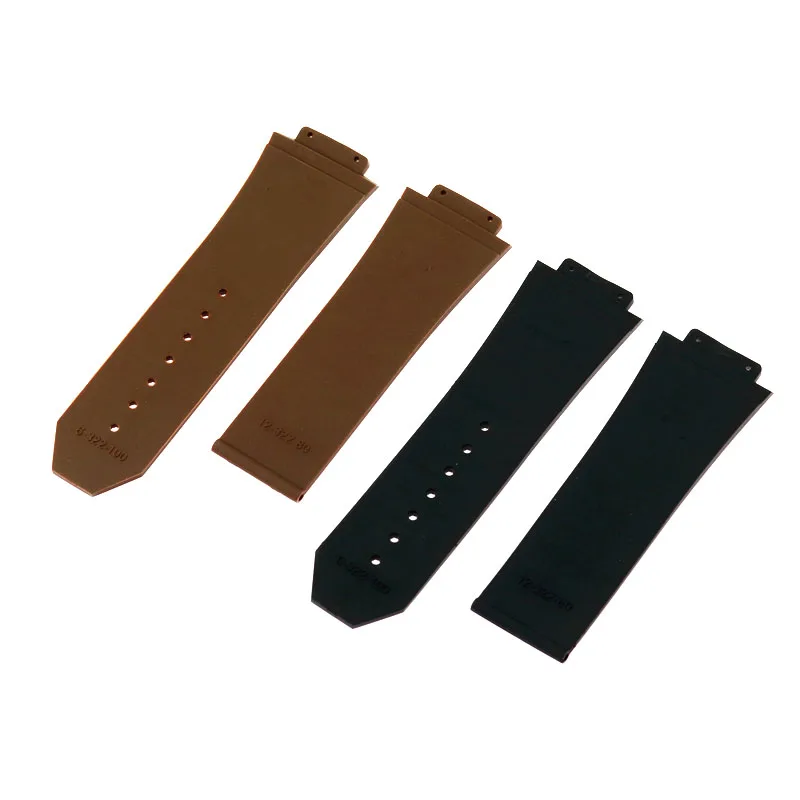 

Cardioid29mmx19mm silicone strap transverse grain for HUBLOT KING POWER 48mm watch band bracelet waterproof sports fashion