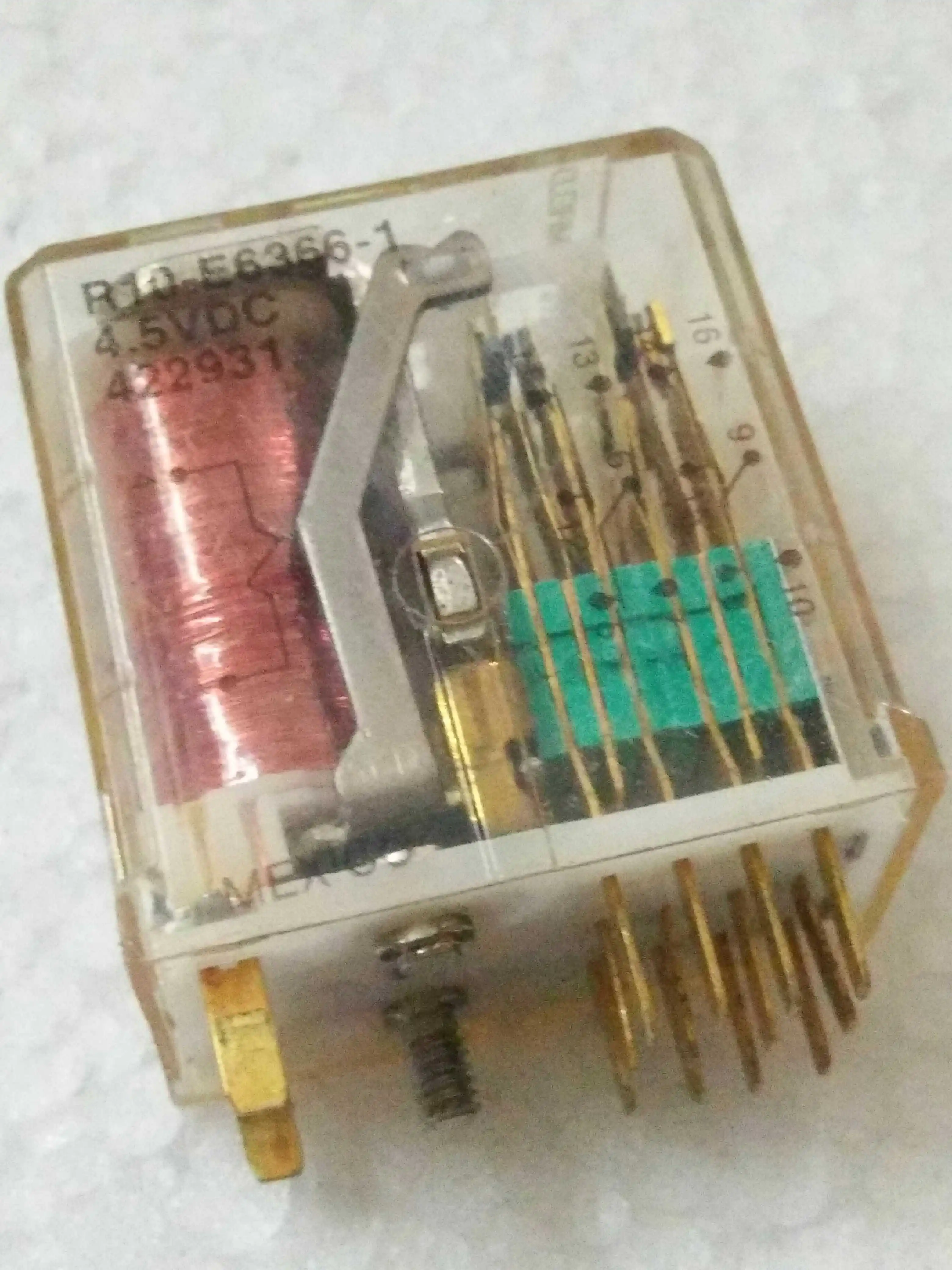 

Free Shipping 10PCS/LOT R10-E6366-1 4.5VDC Gold Plated Electric Relay