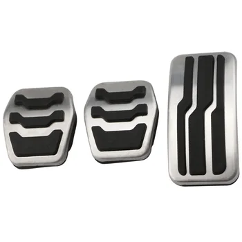 

Steel Car Pedal Pads Pedals Cover for Ford Focus 2 3 4 Mk2 Mk3 Mk4 Rs St 2005-2017 Kuga Escape 2009-2015 3 Pieces