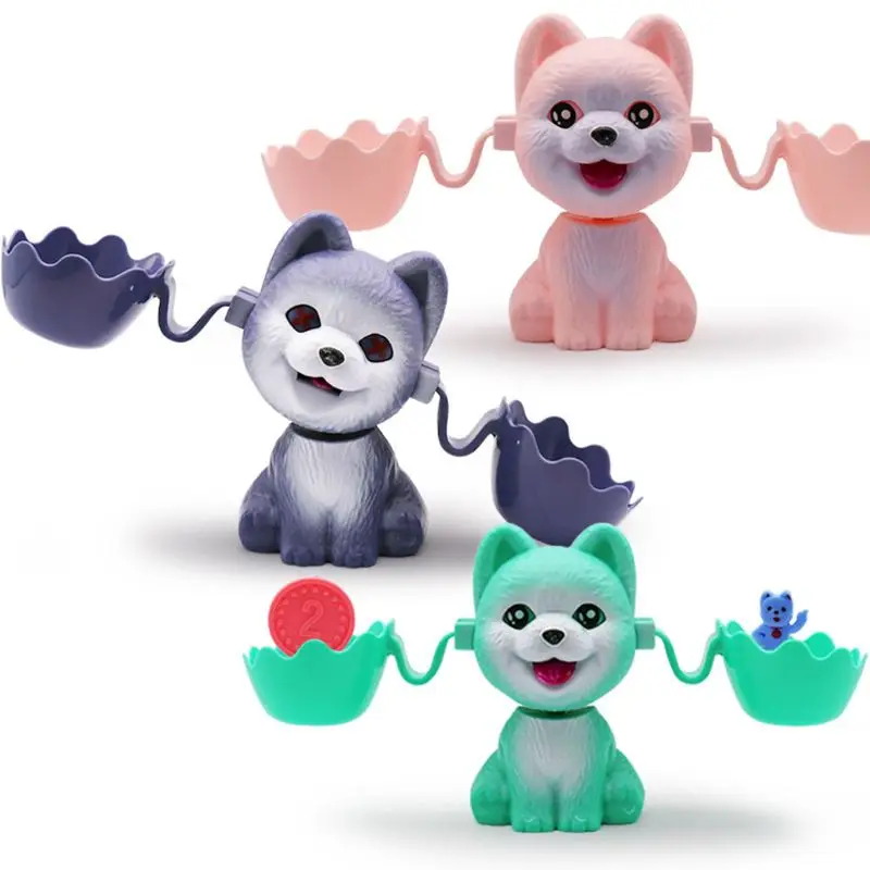 Kids Cute Dog Balancing Scale Math Game Fun Toy Learning Educational Gift for Children