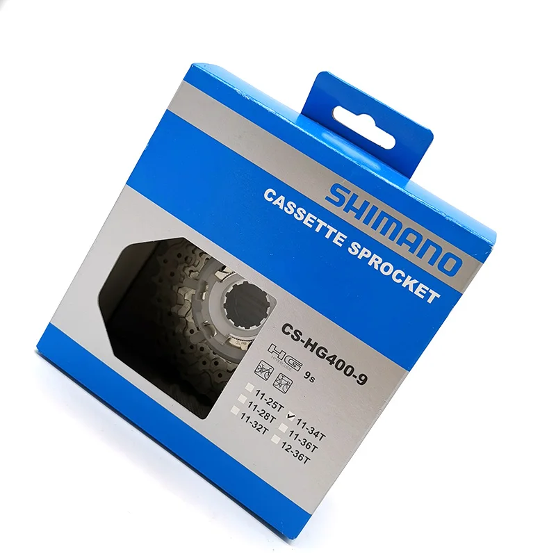 Shimano CS-HG400-9 кассета Звездочка 9 скоростей MTB велосипед свободного хода 11-34T |