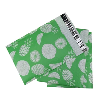 

10pcs Poly Bubble Mailers 185*230mm Bubble Envelopes Lemon Pineapple Bubble Lined Poly Mailer