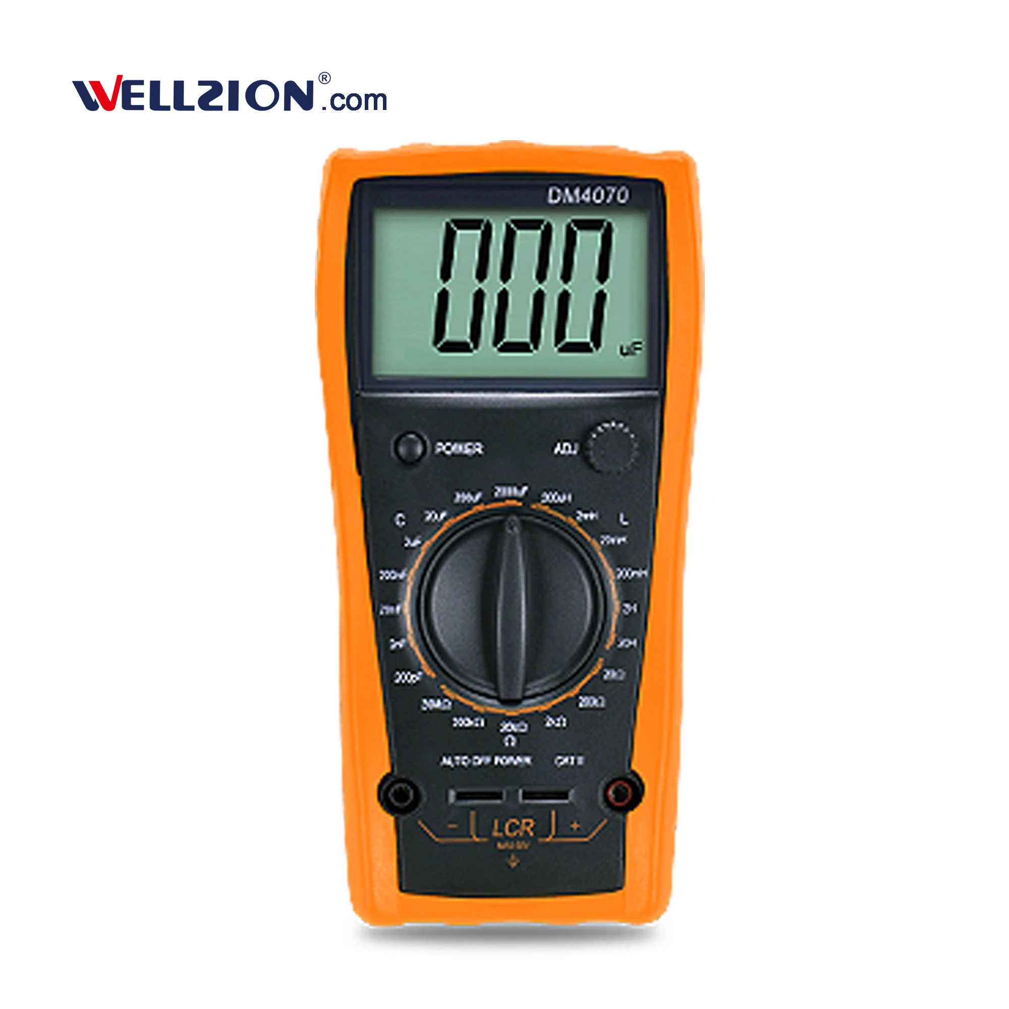 

DM4070,200pF to 2000uF 1999 Digits Digital Handheld LCR Bridge Meter