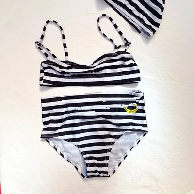 Bikini Детская одежда для купания; коллекция года; BC; летние комплекты одежды для маленьких мальчиков; бикини для маленьких девочек; цельный пляжный купальник; брендовые купальные костюмы; распродажа - Цвет: Bikini