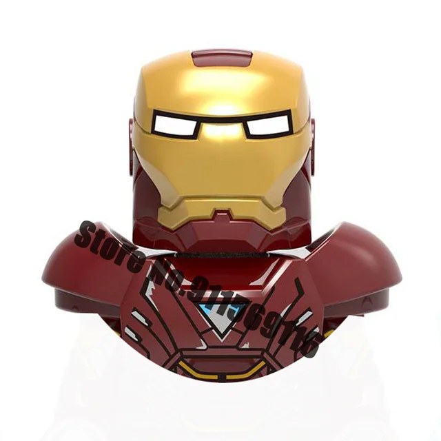 Superhero Iron Man Mark Building Blocks Bricks Tony Stark War Machine Ultron Action Figures Kids Toys Christmas Gifts H-X1269