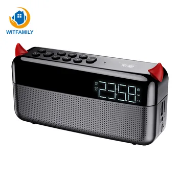 

Smart Bluetooth Alarm Clock Wireless Bluetooth Speaker Home Decration Snooze Digital LED Display Portable Home Desktop Clocks