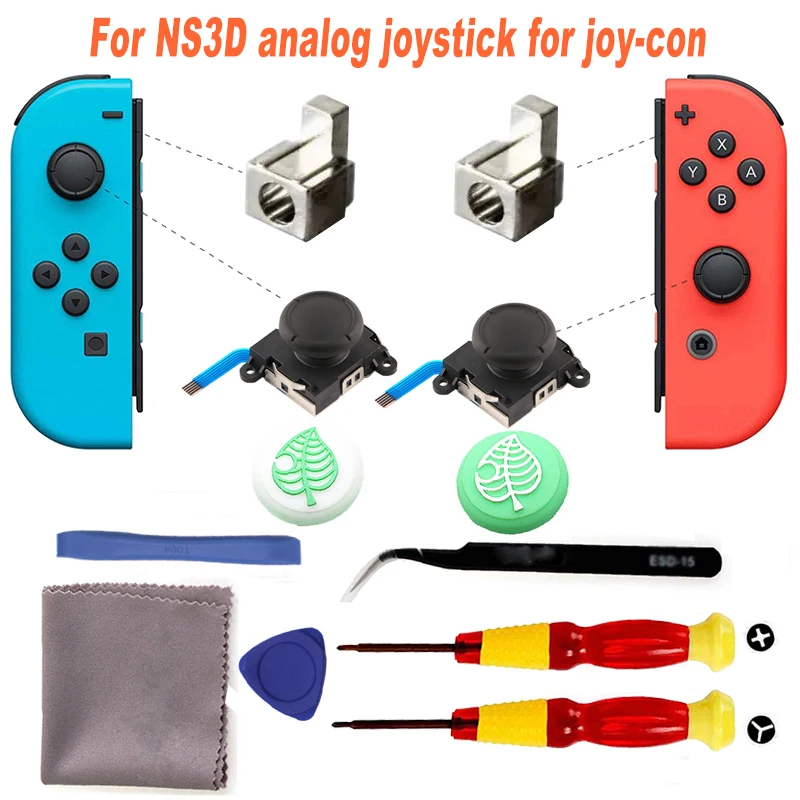 3D аналоговый стик для Nintendo Switch NS Joy Con датчик джойстика модуль ремонтный