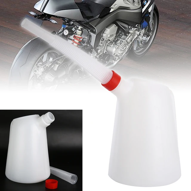 Universal 1L 3Litre Measuring Jug with Long Flexible Spout Motorcycle  Accessories Pouring Can Oil Petrol Coolant - AliExpress