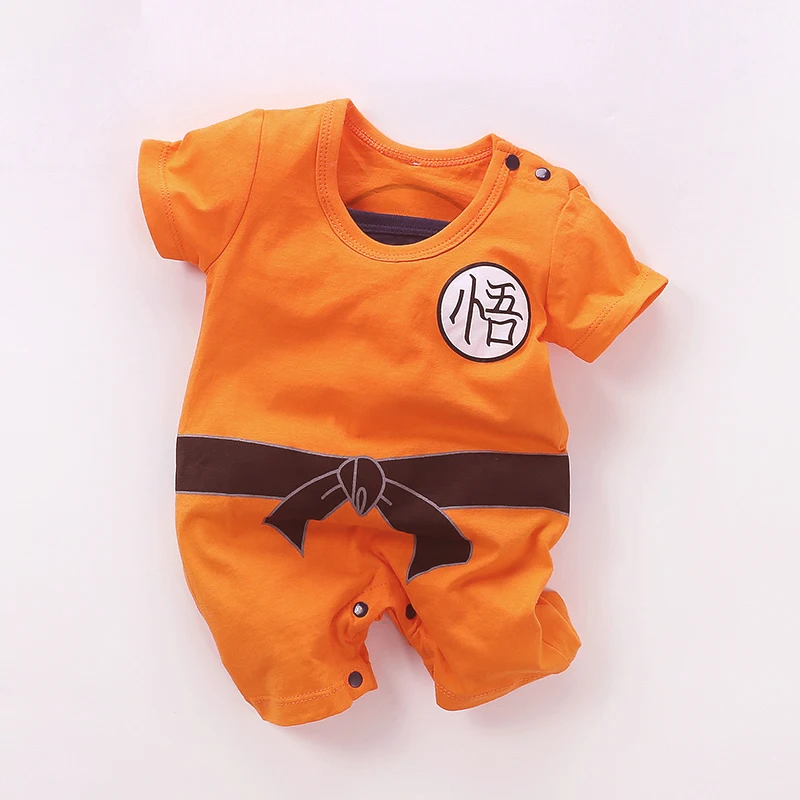 Dragon Ball SON GOKU/Одежда для новорожденных мальчиков Детский хлопковый комбинезон, комбинезоны для новорожденных с рисунком малыша - Цвет: SON GOKU