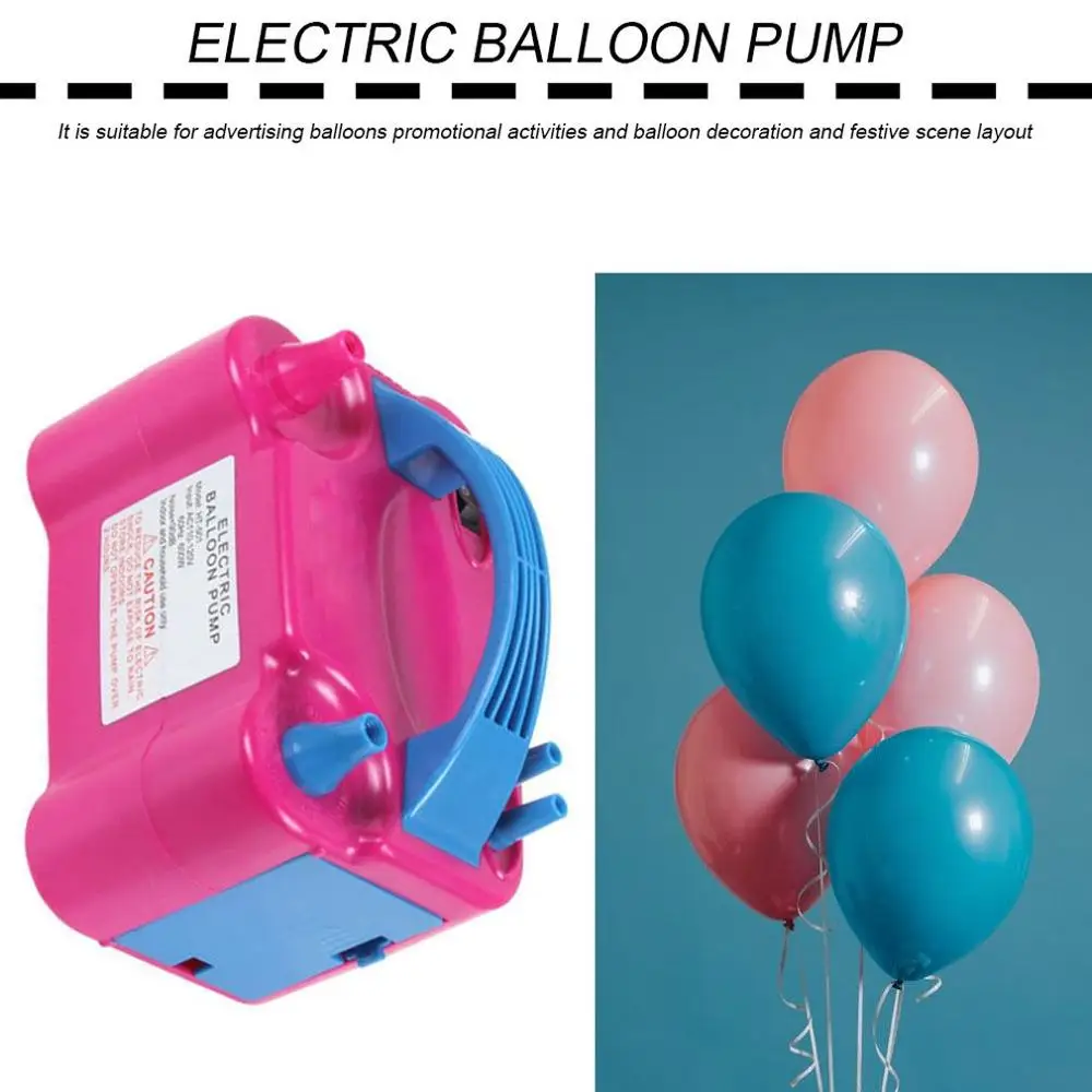 Электрический насос для воздушных шаров, 220 В, воздушные шары, вечерние, декоративные, насос для воздушных шаров, портативная машина для воздушных шаров, не гелиевая, штепсельная вилка Европейского/американского стандарта