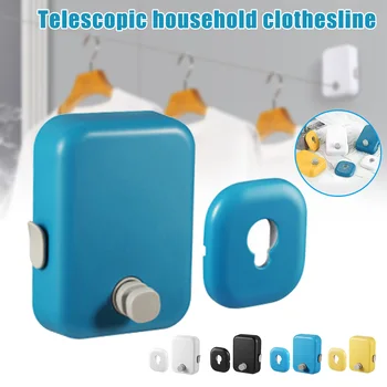 

Clothesline Wire Shrink Indoor Telescopic Drying Rack Retractable Clothes Line Holder Balcony FAS6