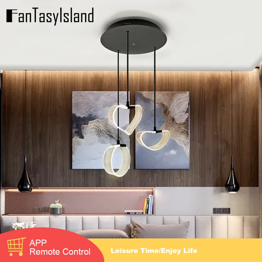 

Modern Creative LED Lighting LOFT Pendant Light For Bedroom Dining Room Kitchen Staircase Decor Hanging Light Fixtures