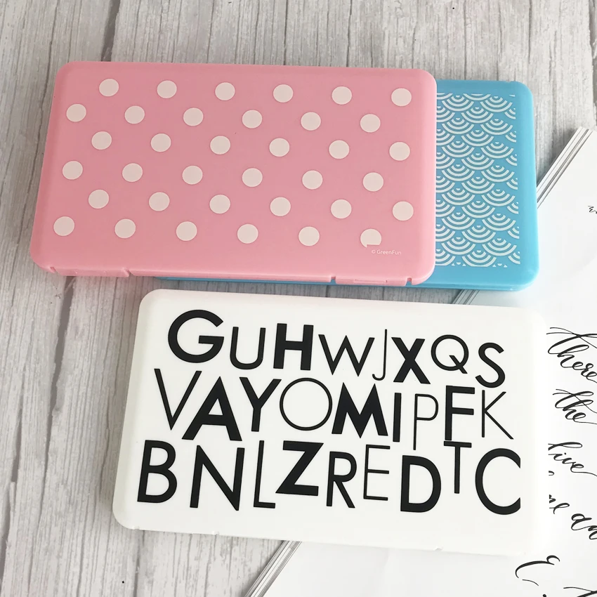 wholesale Portable Disposable Mask Storage Box Clip Dustproof Flip Cover Mask Case Recycling Mask Container Keep Face Mask Clean afbeelding