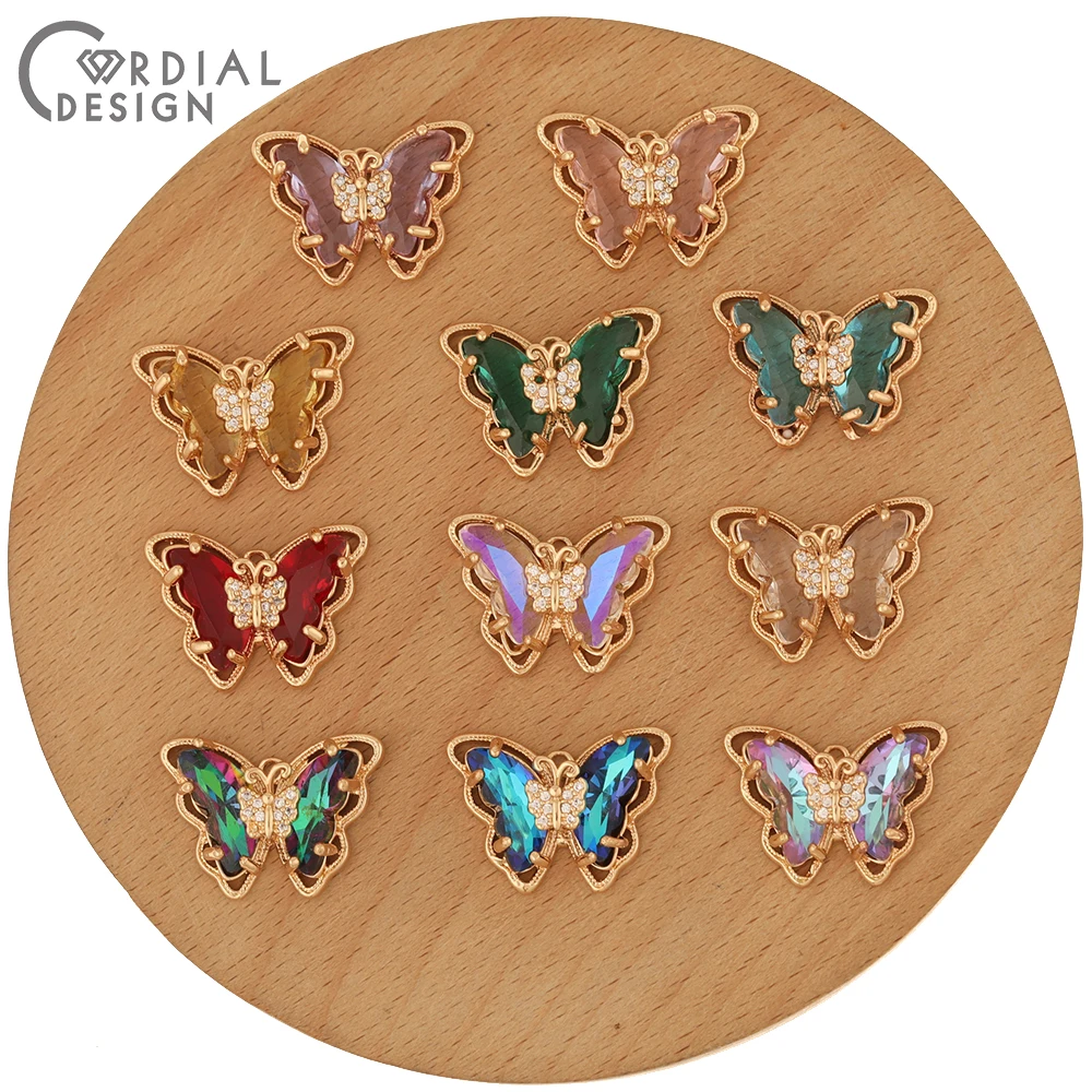 Cordial Design 30Pcs 15*20MM DIY Pendant/Jewelry Accessories/Hand Made/CZ Charms/Jewelry Findings & Components/Earrings Making 1 Cordial Design 30Pcs 15*20MM DIY Pendant/Jewelry Accessories/Hand Made/CZ Charms/Jewelry Findings & Components/Earrings Making - cordial
