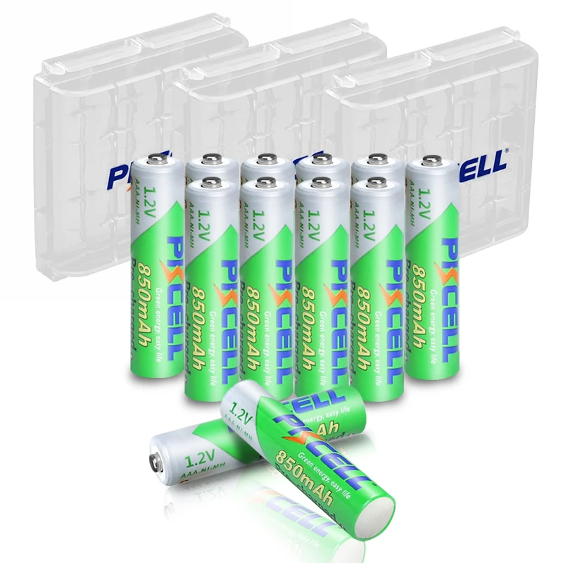 NI-MH AAA Battery Accumulator 850mah 3pcs LSD PKCELL 12pcs Storage-Holder And AA/AAA