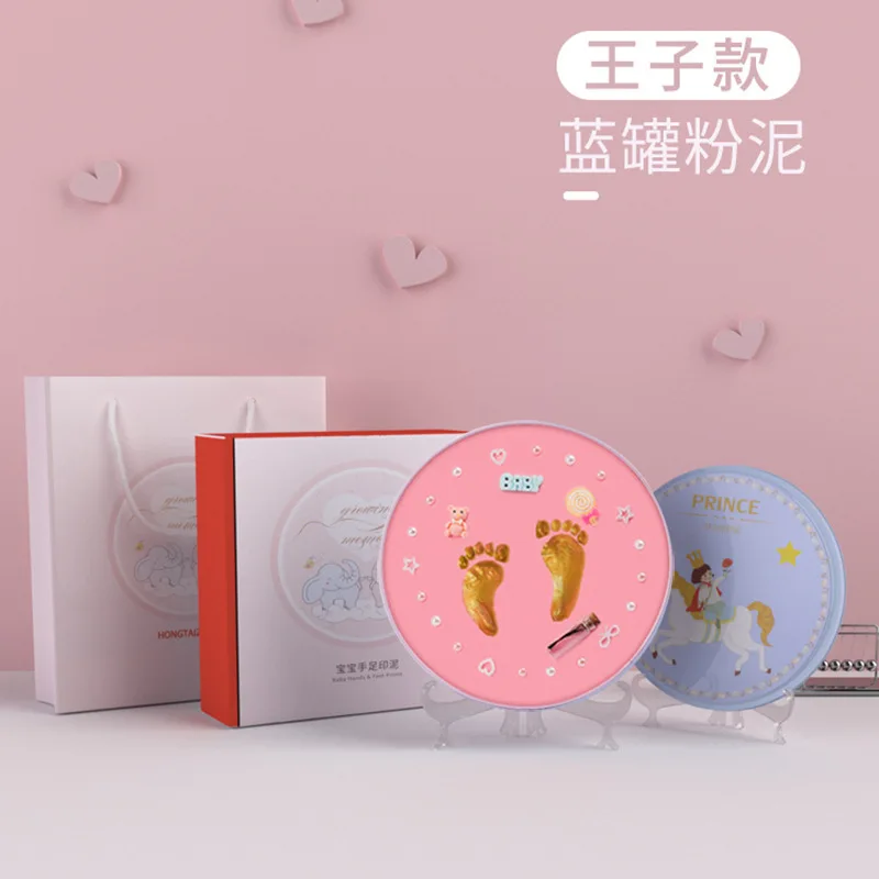 Детские ручной печати след SouvenirsDIY комплект игрушки производителя "Gift Souvenir" для новорожденных руки и след разработчиков для новорожденных