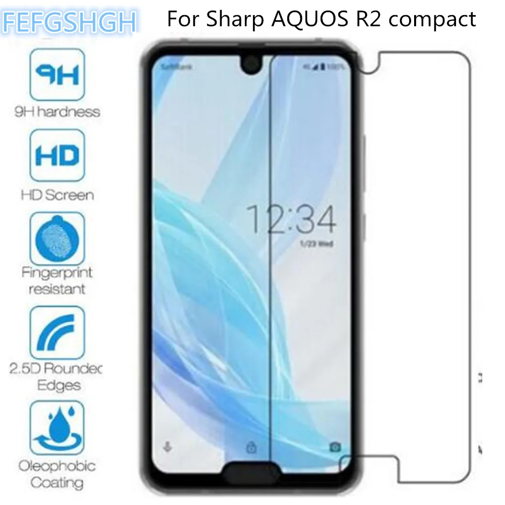 Tempered Glass For Sharp Aquos R2 Compact Explosion Proof Screen