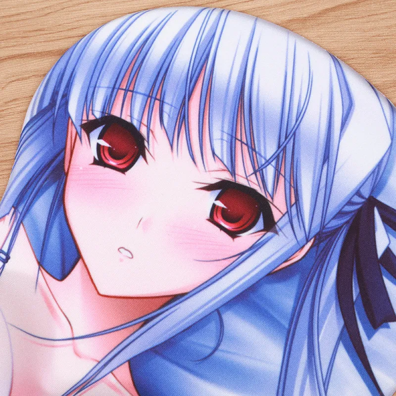 FFFAS 3D коврик для мыши для запястья удобный коврик эргономичный Oppai купальный костюм Богиня геймер Коврик для мыши для ноутбука ПК