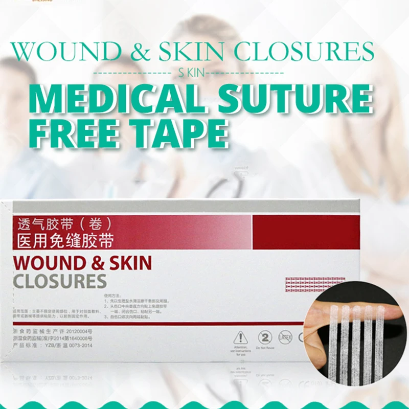 Sterile First Aid Travel Wound Skin Closures Medical Surgical Adhesive Steri Strip Scar Away Acne Scar Marks Remover Skin Repair