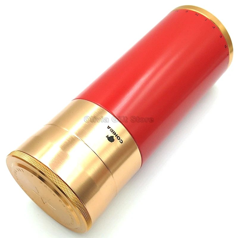 COHIBA гаджет металлический дорожный держатель для сигар сигарет банок