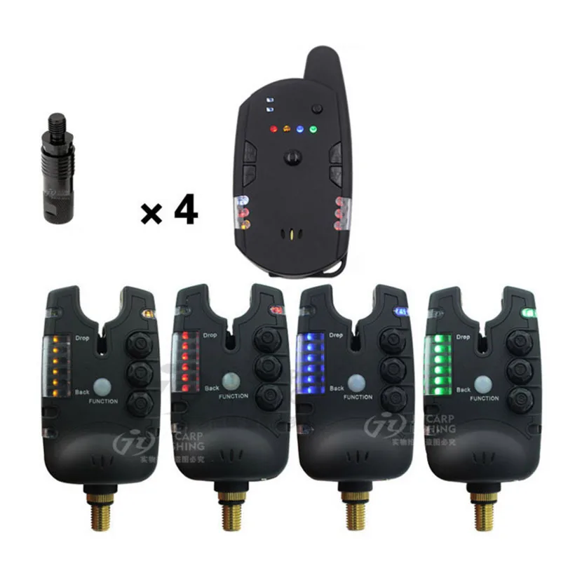 

Cross Border Foreign Trade Jing Yi European Style Library Fishing Electronic Wireless Fish Bite Alarm JY-27-4K Anti-off Rod Cast