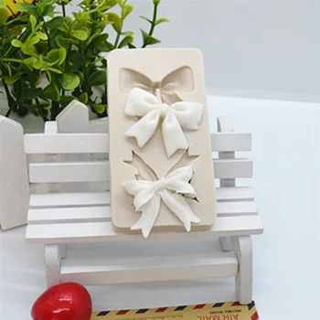 

Luyou 1pcs Bowknot Two Bows Cake Tools Silicone Resin Molds Cake Decorating Tools Pastry Kitchen Baking Accessories FM490