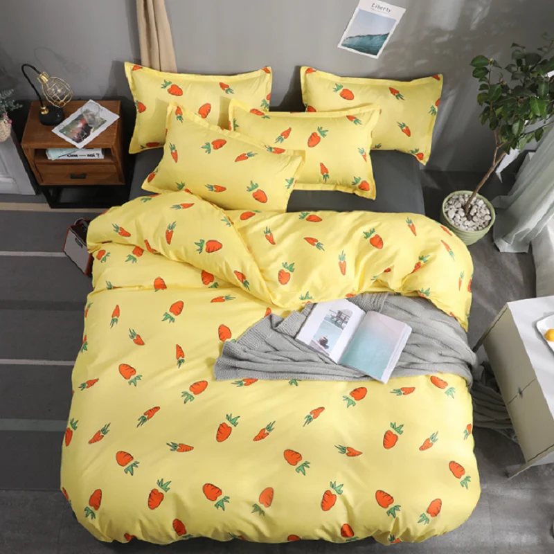 

NTZL 07 Ultratex Home Textile Printed Multi Color Multi Sizes Comfortable Brushed Suede Bedding Sets Duvet Cover Bed Sheet