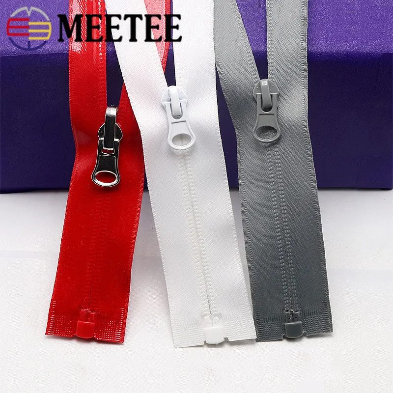 Meetee 2p 25 см закрытый 70/100 см открытый конец нейлон обратная Водонепроницаемая молния Невидимый Декор молния Сделай Сам багаж Одежда Швейные аксессуары