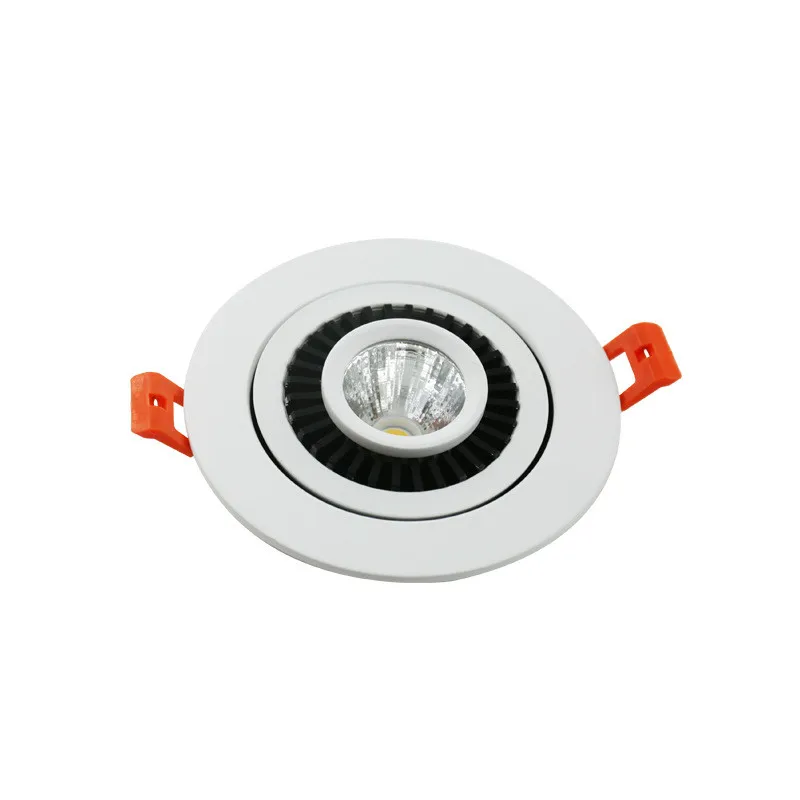 led recessed light AC/DC 12V 24V 360° Rotatable Angle LED Recessed Downlight 5W 7W 10W 15W 18W LED Ceiling Spot Light 3000K/4000K/6000K black led downlights