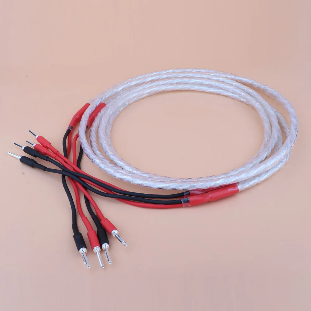 Yter Audiophile Hiend Hi Fi аудио разъем типа &quotбанан&quot AMP Кабель Динамика провод 3mm2 банан
