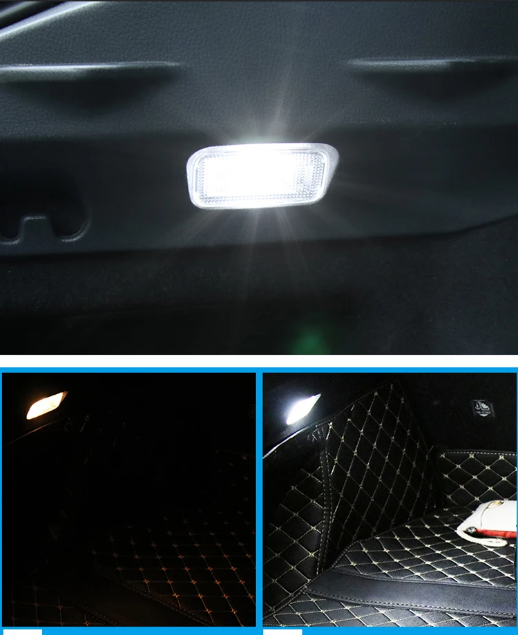 1x12 V T10 светодиодный светильник для багажа, Внутренняя купольная лампа, Автомобильный багажник, отсек для Toyota C-HR CHR аксессуары