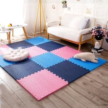 Alfombra de rompecabezas para bebé, tapete de juego entrelazado, azulejos de ejercicio, alfombras de juguete, alfombra suave, almohadilla de escalada, espuma EVA, 30x1cm
