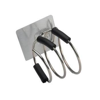 

Holder Durable Space Saving Bathroom Supplies Wall Mount Hair Dryer Support Paste Type Waterproof No Drilling