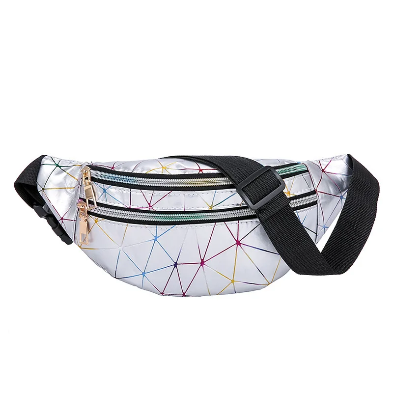 

2019 New Style PU Leather Joint Pattern Wallet Men And Women Chest Pack Shoulder Colorful Waterproof Beach Bag Factory Price
