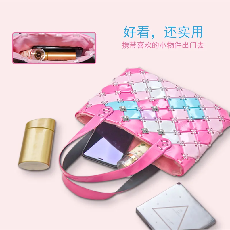 

Child DIY Sweetheart Princess Jewelry Handbag Bag Little Girl Girl Play House Toy Birthday Gift