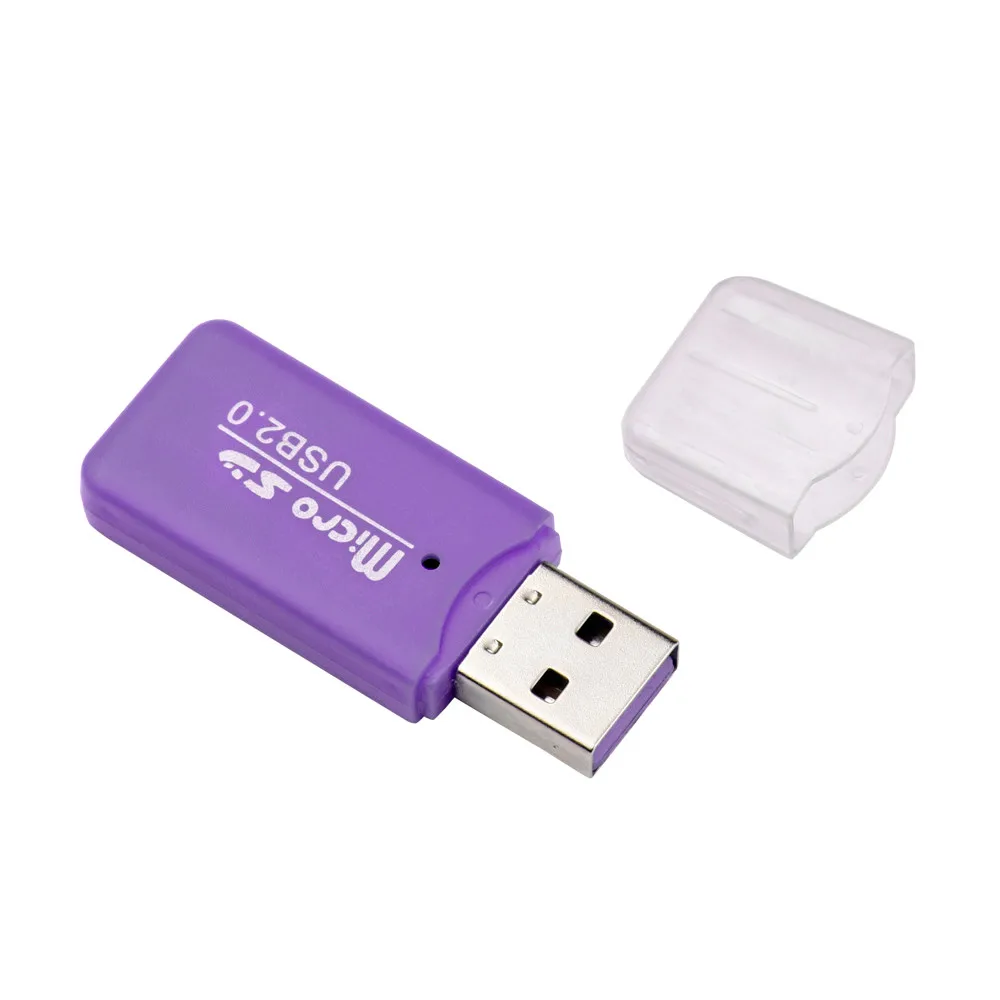 Высокая Скорость Mini USB 2,0 Micro SD TF T-flash карта памяти для устройства чтения sd-карт Портативный карта памяти Mini Card Reader# H10