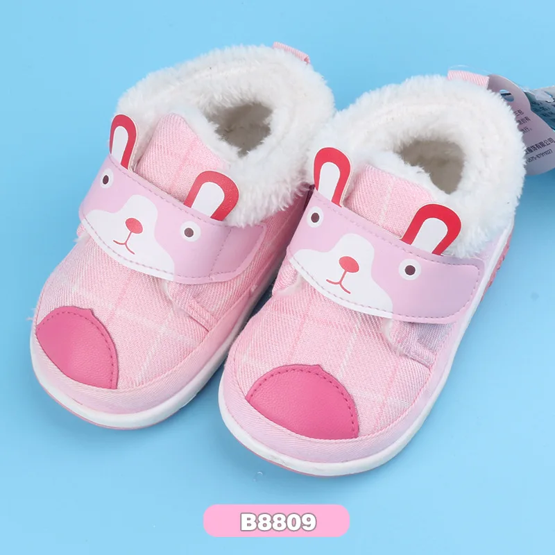 

Sunflower Winter CHILDREN'S Shoes Baby Shoes Toddler Shoes Long Ear Plaid 15-20 Month 8809 Shoes Size 16-18