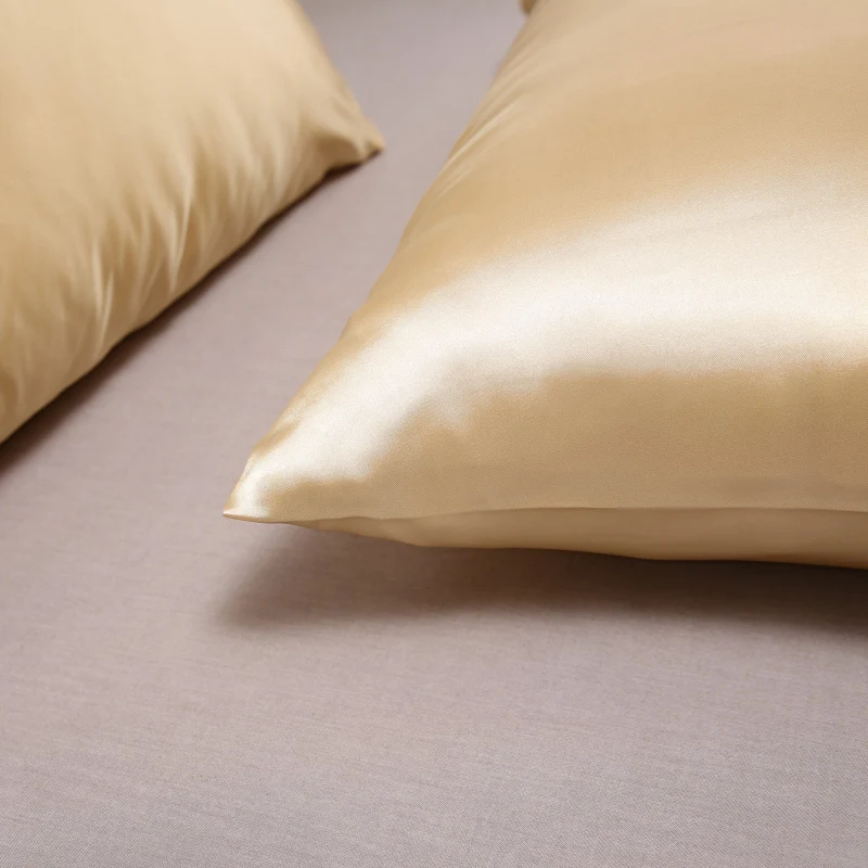 High Quality Satin Pillowcase  40x60 50x75 Pillow Cover Solid Color Cover Pillow Bedding Rayon Pillow Case 3