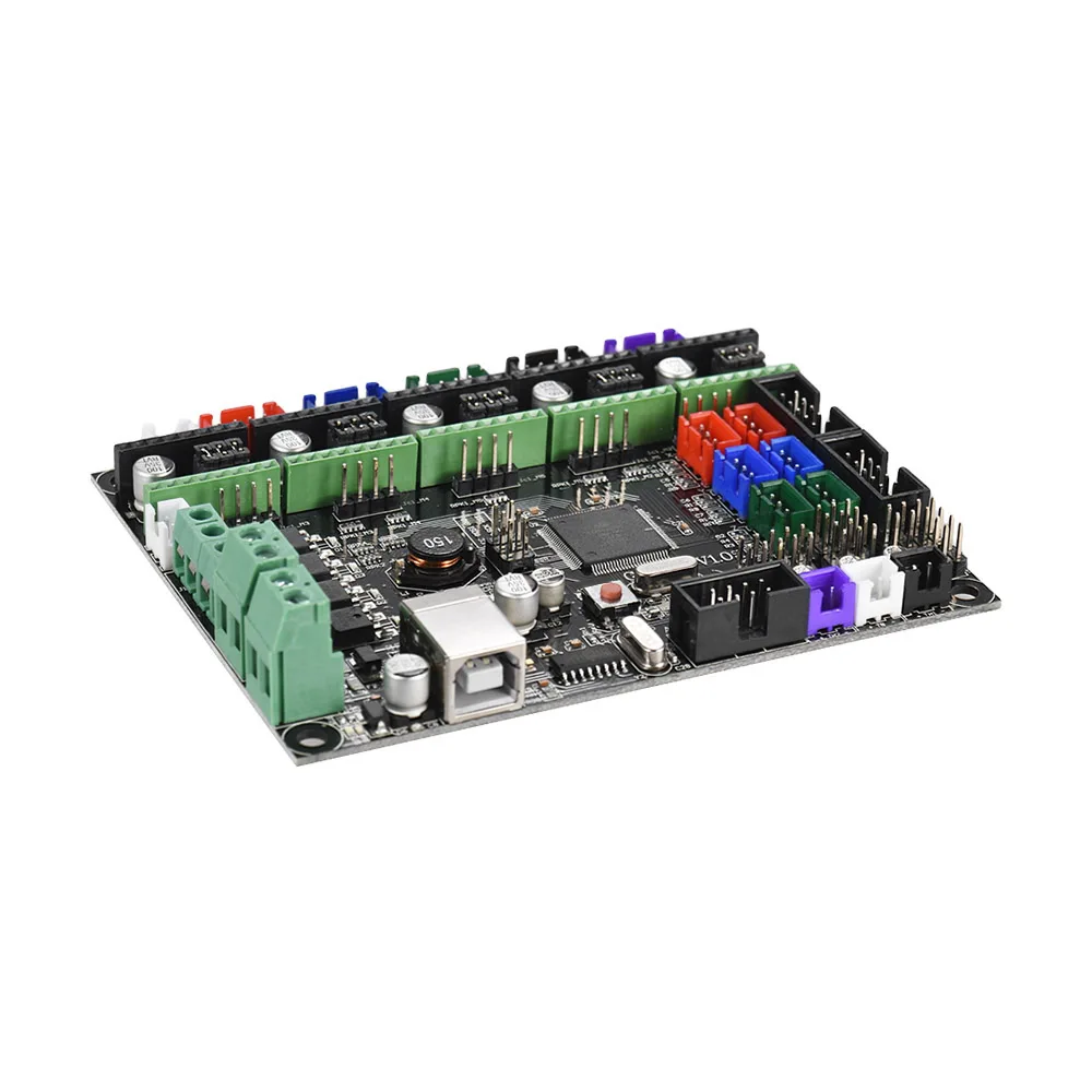 GEN-L V1.0 материнская плата 3d принтер с TFT28 2,8 дюймов Полноцветный Сенсорный экран Поддержка питания Cut память функциональный материал