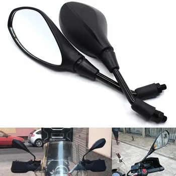 

black 10mm Universal Motorcycle Rearview Back Side View Mirrors For HONDA CB1000R CB1000RR CB1100 CB1300 CBF1000 CBF600/S