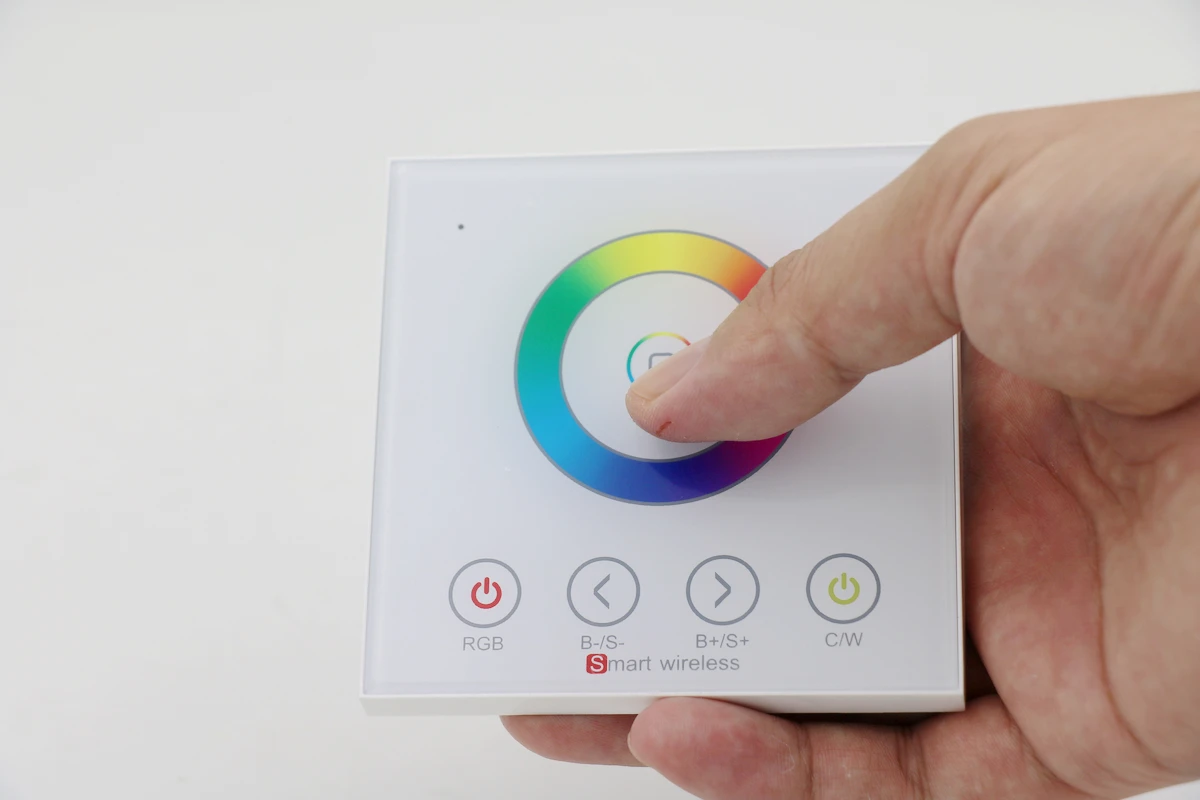 SMD Светодиодные ленты 3528 5050 RGB Управление Touch Панель дистанционного Беспроводной