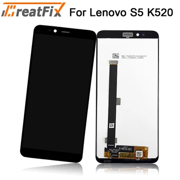 

Original Tested For Lenovo S5 LCD Display Screen K520 LCD Touch Screen Digitizer Full Assembly 100% Tested