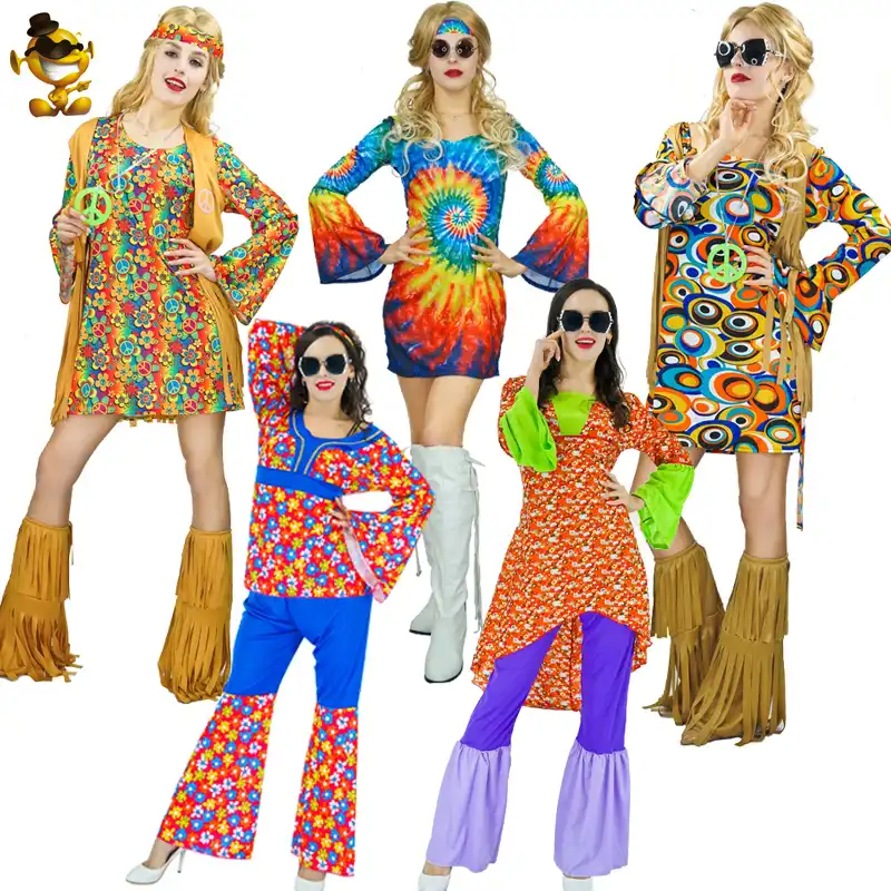 traje hippie feminino