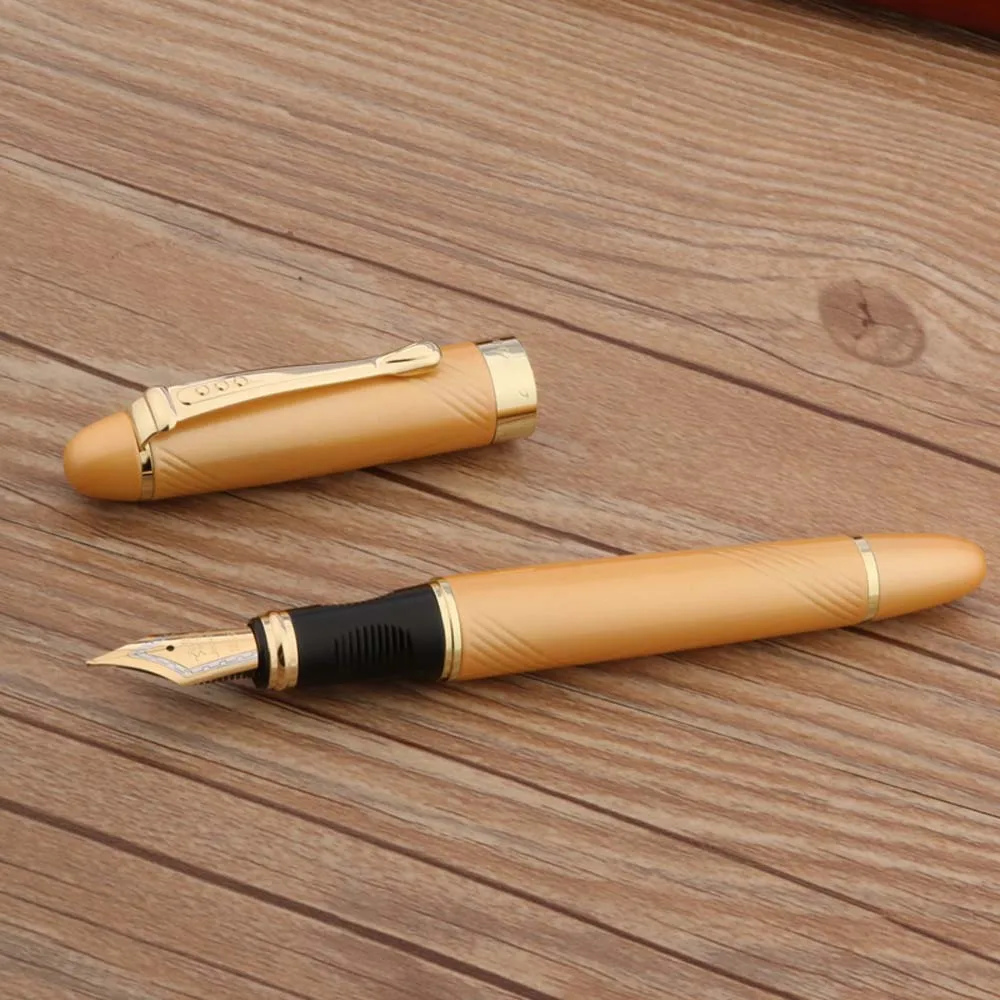 Фирменная Новинка перьевая ручка Jinhao 450 золотой СРЕДНИЙ перо ручек молочного