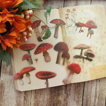

28pcs MIX Size Mushroom Forest Style PVC Sticker Scrapbooking DIY Gift Packing Label Decoration Tag